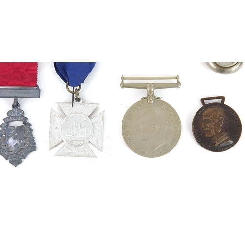 1091 - Militaria including World War I Victory medal awarded to 25494PTE.G.H.SKINNER.DORSET.R. and World Wa... 