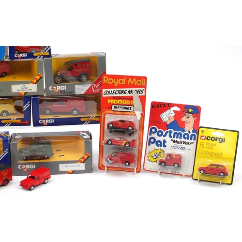 1336 - Collection of diecast Royal Mail advertising vehicles in boxes including Corgi