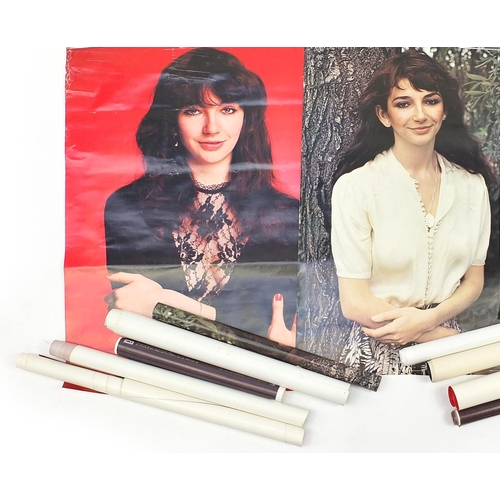 1218 - Collection of 1970s and later Kate Bush posters