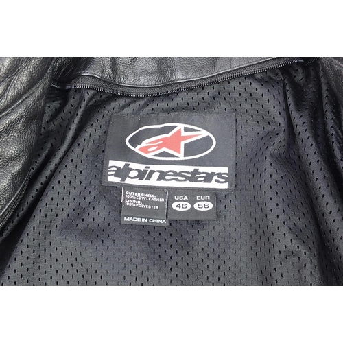 1111 - Alpinestars, leather motorcycle jacket, size EUR 56