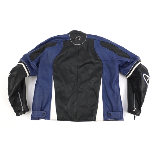 1111 - Alpinestars, leather motorcycle jacket, size EUR 56