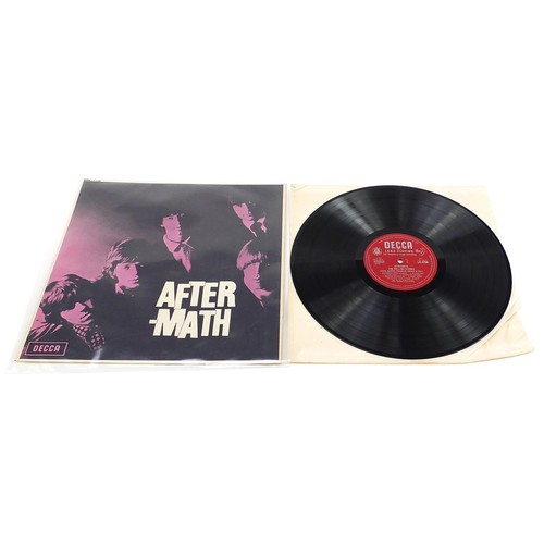 1414 - The Rolling Stones vinyl LP records to comprising Some Girls, Sticky Fingers, Aftermath and Let it B... 