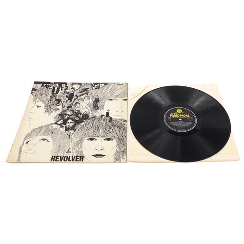 1403 - Five copies of Revolver vinyl LP records by The Beatles, four mono to include SMO74 164 and PMC7009