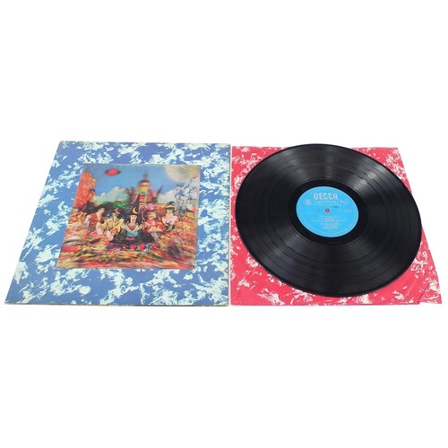 1411 - Two Their Satanic Majesties Request vinyl LP records by The Rolling Stones with hologram covers, eac... 