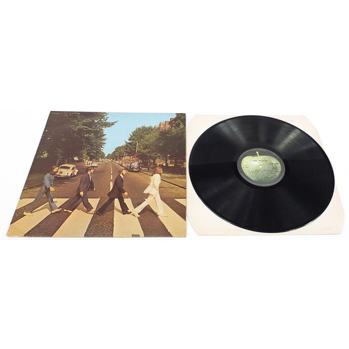 1394 - Five Abbey Road vinyl LP records by The Beatles, four PCS7088 and one French pressing