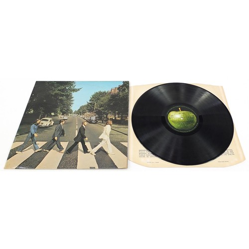 1394 - Five Abbey Road vinyl LP records by The Beatles, four PCS7088 and one French pressing