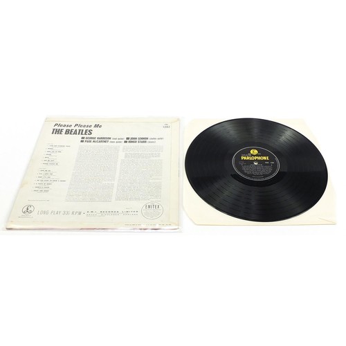 1406 - Twelve copies of Please Please Me vinyl LP records by The Beatles, mono and stereo to include PMC120... 