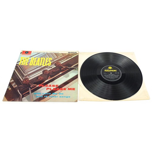 1406 - Twelve copies of Please Please Me vinyl LP records by The Beatles, mono and stereo to include PMC120... 