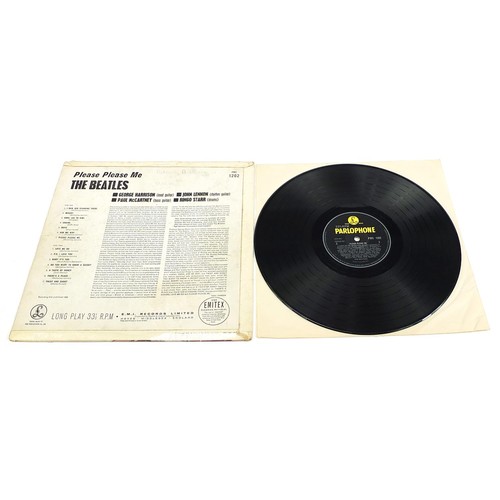 1406 - Twelve copies of Please Please Me vinyl LP records by The Beatles, mono and stereo to include PMC120... 