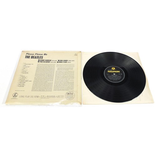 1406 - Twelve copies of Please Please Me vinyl LP records by The Beatles, mono and stereo to include PMC120... 