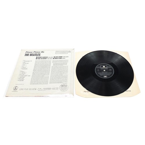 1406 - Twelve copies of Please Please Me vinyl LP records by The Beatles, mono and stereo to include PMC120... 