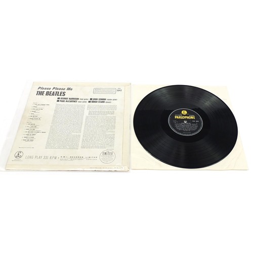 1406 - Twelve copies of Please Please Me vinyl LP records by The Beatles, mono and stereo to include PMC120... 