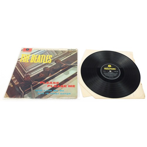 1406 - Twelve copies of Please Please Me vinyl LP records by The Beatles, mono and stereo to include PMC120... 