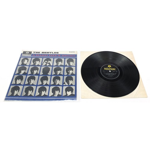 1400 - Six copies of A Hard Day's Night vinyl LP records by The Beatles, four mono to include PMC1230, PCS3... 