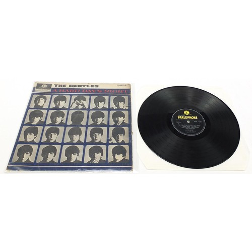 1400 - Six copies of A Hard Day's Night vinyl LP records by The Beatles, four mono to include PMC1230, PCS3... 