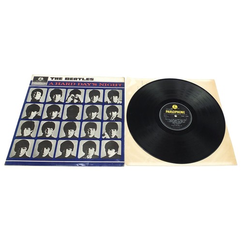 1400 - Six copies of A Hard Day's Night vinyl LP records by The Beatles, four mono to include PMC1230, PCS3... 