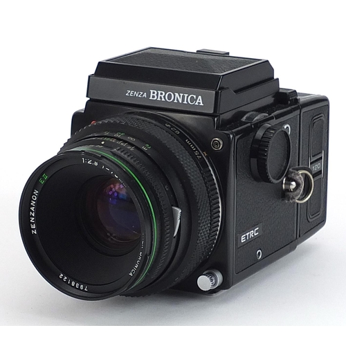 357 - Zenza Bronica ETRC film camera with 75mm lens