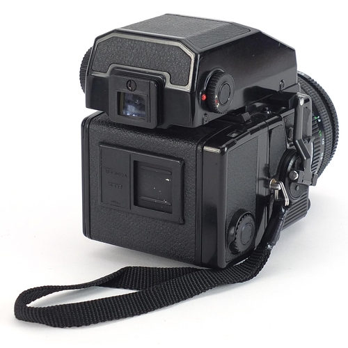 355 - Zenza Bronica ETRSi film camera with 75mm lens and lens attachments