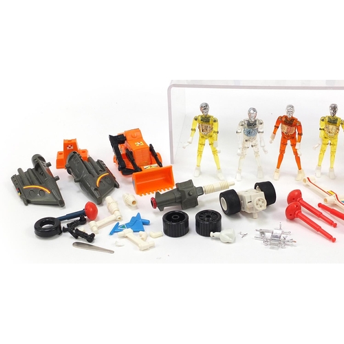 1327 - Collection of 1970s Micronauts Time Traveller figures and vehicles by Mego Corp