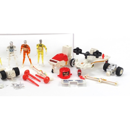 1327 - Collection of 1970s Micronauts Time Traveller figures and vehicles by Mego Corp