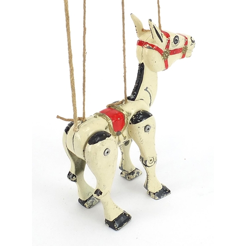 1352 - Vintage diecast Muffin the Mule puppet, 15cm in length