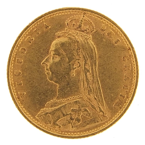 1560 - Queen Victoria 1892 shield back gold half sovereign