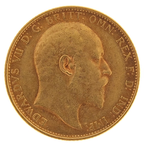 1559 - Edward VII 1902 gold sovereign, Melbourne mint