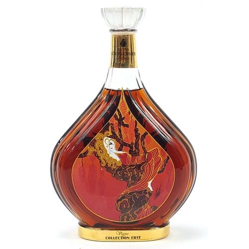 120 - Bottle of Extra Courvoisier Cognac with display box from the Vigne Erte Collection