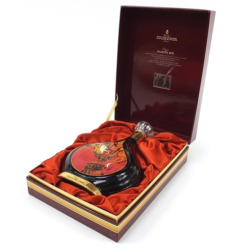 120 - Bottle of Extra Courvoisier Cognac with display box from the Vigne Erte Collection