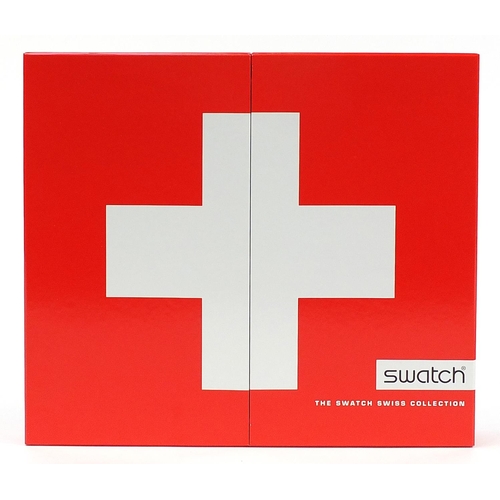 2181 - Swatch, The Swatch Swiss Collection box set of five wristwatches