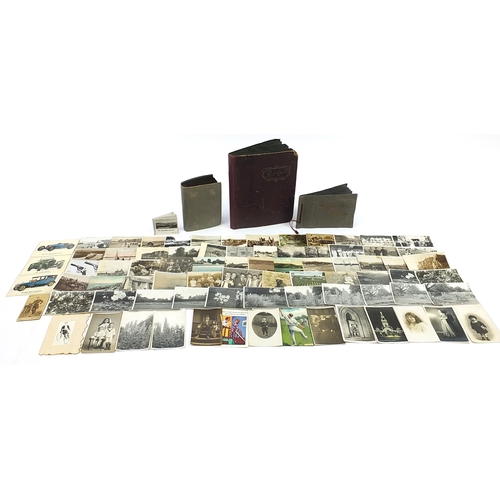 1255 - Collection of early 20th century and later postcards, some arranged in albums including planes, topo... 