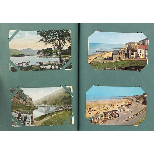 1507 - Album of Topographical postcards including Norfolk Broads, Lake District, Margate, approximately 100