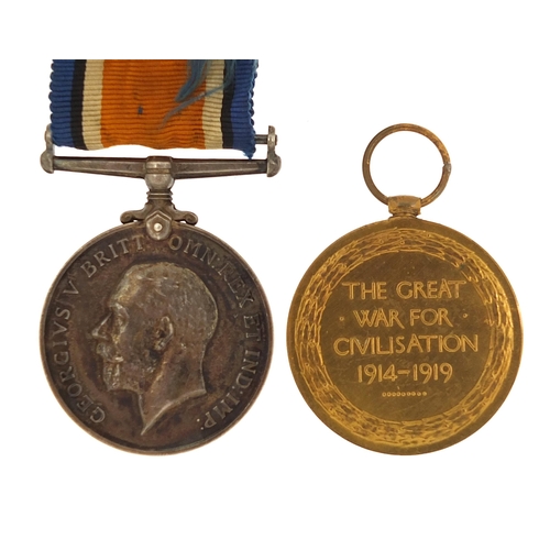 2288 - British military World War I pair awarded to 58230PTE.F.G.SMITH.DEVON.R.