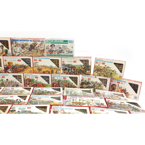 1357 - Collection of Esci by Ertl 1/72 scale soldiers and Indians with boxes, some sealed