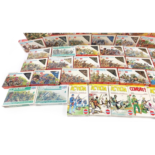 1357 - Collection of Esci by Ertl 1/72 scale soldiers and Indians with boxes, some sealed