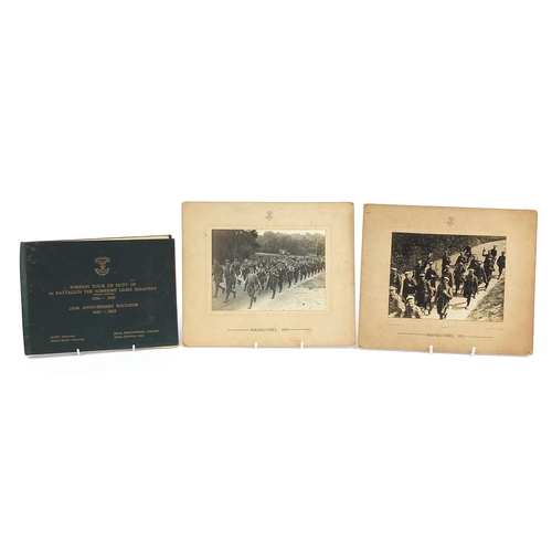 2324 - Military interest photo book of Foreign Tour of Duty of First Battalion, The Somerset Light Infantry... 