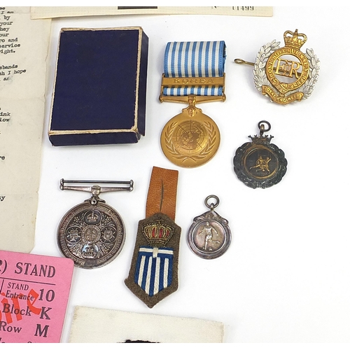 2328 - British military World War II medal group relating to father and son James Holder and Royston Holder... 