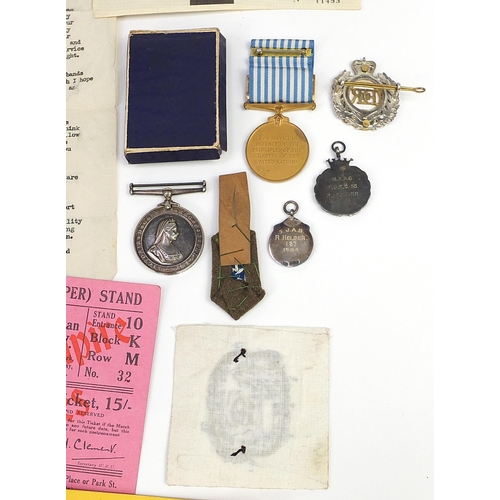 2328 - British military World War II medal group relating to father and son James Holder and Royston Holder... 