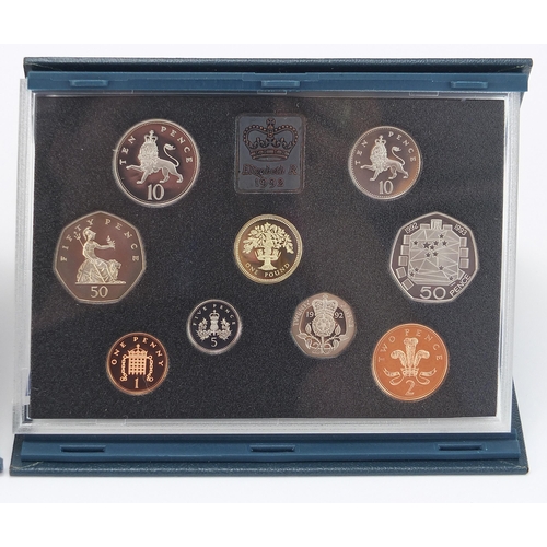 1623 - Three United Kingdom proof coin collections comprising 1990, 1991 and 1992