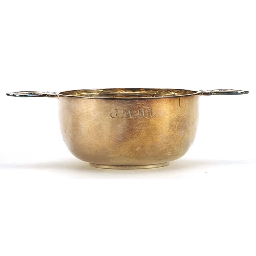 2239 - Charles Edwards, Victorian silver twin handled bowl, London 1899, 18cm wide, 147.8g