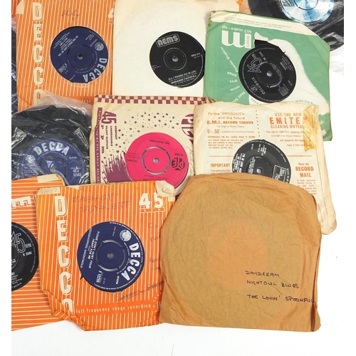 1460 - 45rpm records including Simon & Garfunkel, The Poets and Black Velvet Band