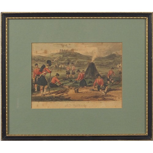 779 - After Henry Martens - Five 19th century military interest prints in colour including 1st Life Guards... 