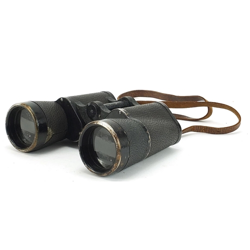 2337 - E Leitz Wetzlar, pair of German military interest Dienstglas 10 x 50 binoculars numbered 306605