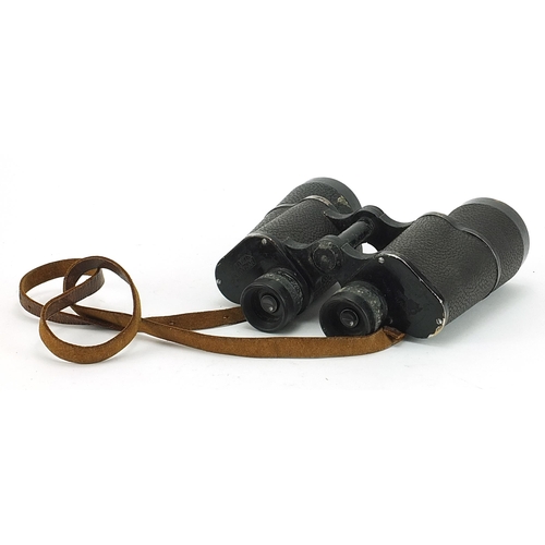 2337 - E Leitz Wetzlar, pair of German military interest Dienstglas 10 x 50 binoculars numbered 306605