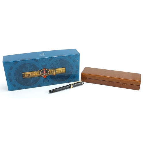 99 - Parker Duofold Greenwich Meridian roller pen with case and box