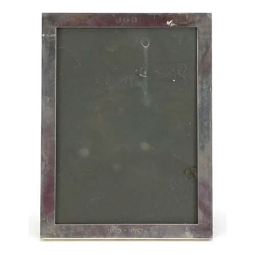 2271 - Cartier, hand made sterling silver easel photo frame, 20cm x 15.5cm