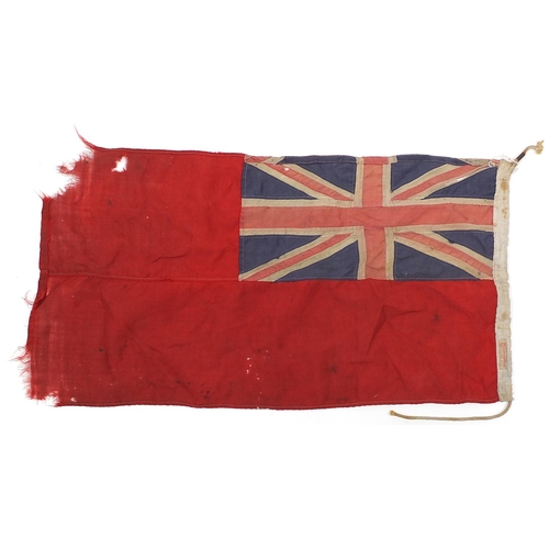 1484 - Rowing interest ensign flag, possibly from St John's College, Oxford University, with Captain O M Wa... 