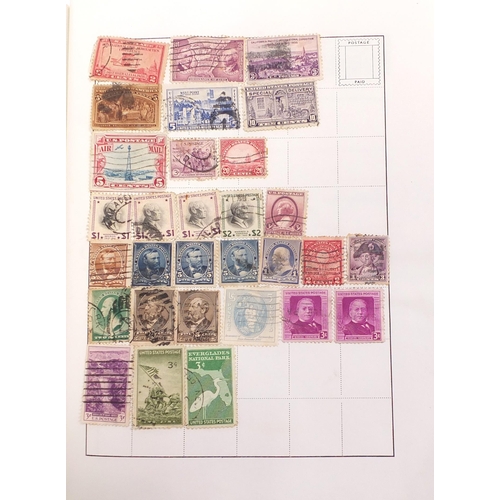 1518 - Collection of 19th century and later world stamps arranged in three albums including Great Britain a... 