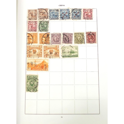 1518 - Collection of 19th century and later world stamps arranged in three albums including Great Britain a... 