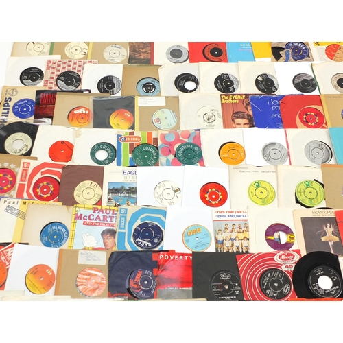 1456 - Collection of 45rpm records including Hot Chocolate, ABBA, T. Rex, Moody Blues and Elvis Presley